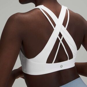 Lululemon Light Support Nulu Yoga Bra *A/B Cups - White